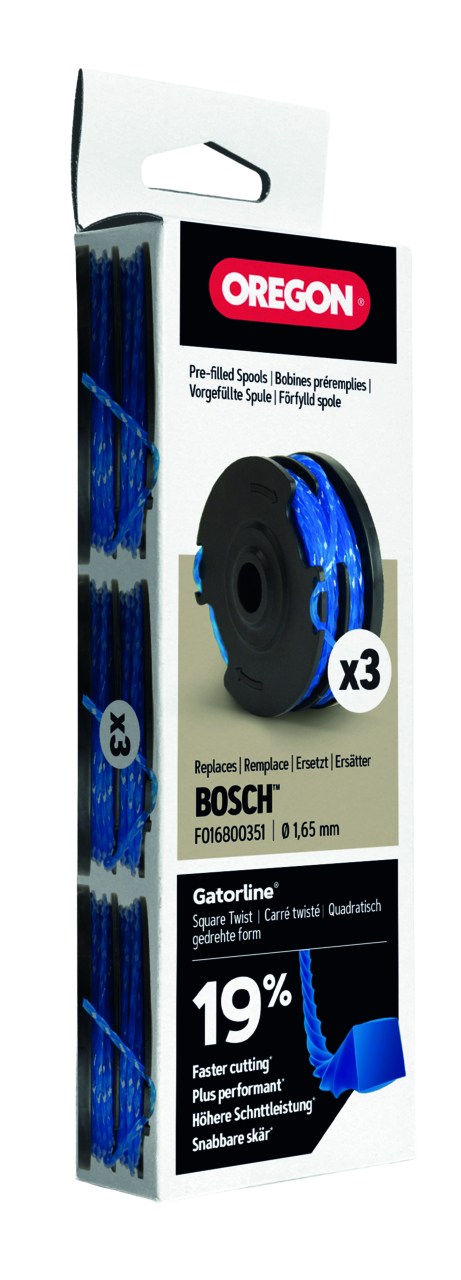 Fadenspulen Oregon Gatorline befüllt 1.65 mm