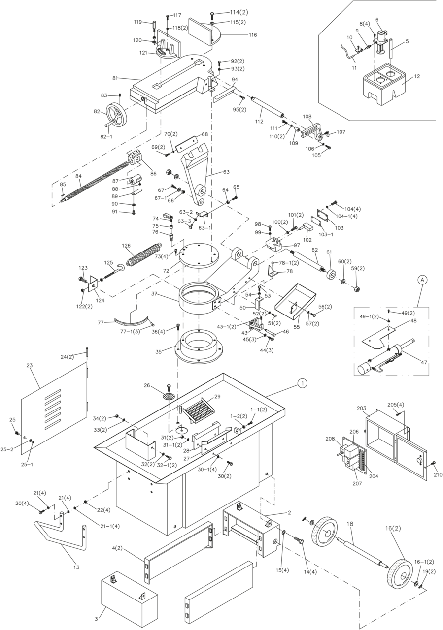 Metallbandsäge Proton BSS-180-4T