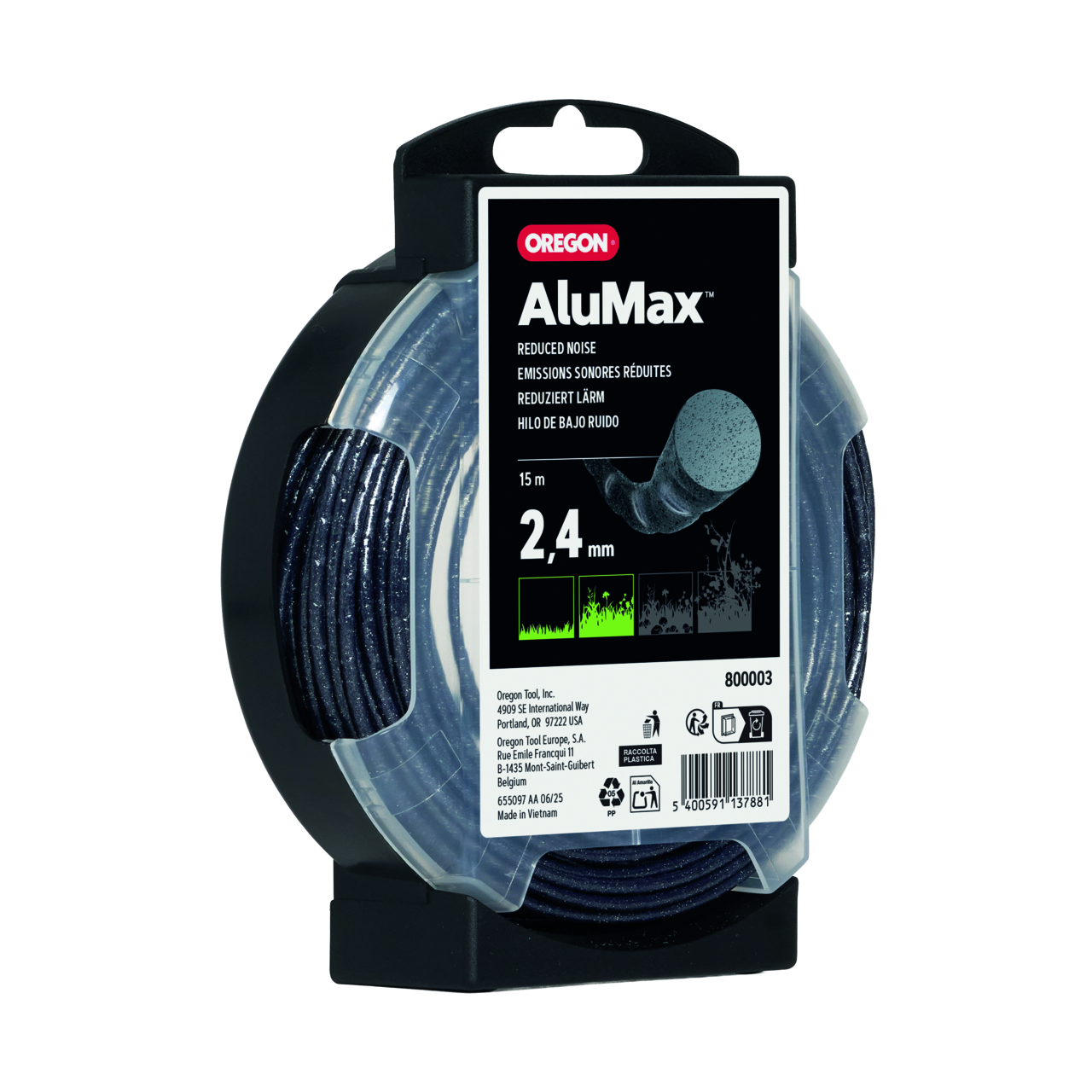 Faden Oregon AluMax Silencio 2.4 mm x 15 m