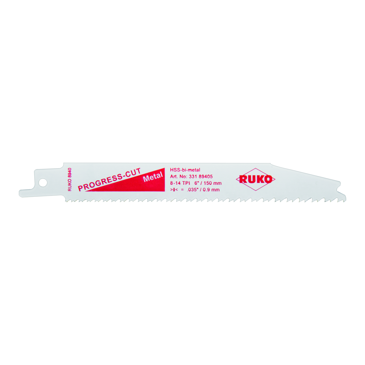 Säbelsägeblätter Ruko 8940 HSS-Bimetall