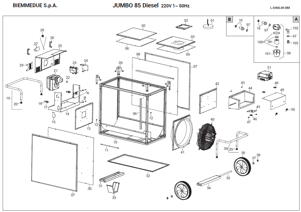 Chauffage à mazout Arcotherm Jumbo 85 avec cheminée