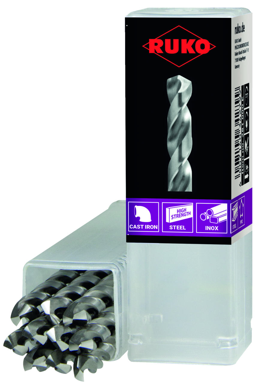 Spiralbohrer Ruko HSS-Co 8  Ø 13,0 mm x L1 151,0 mm