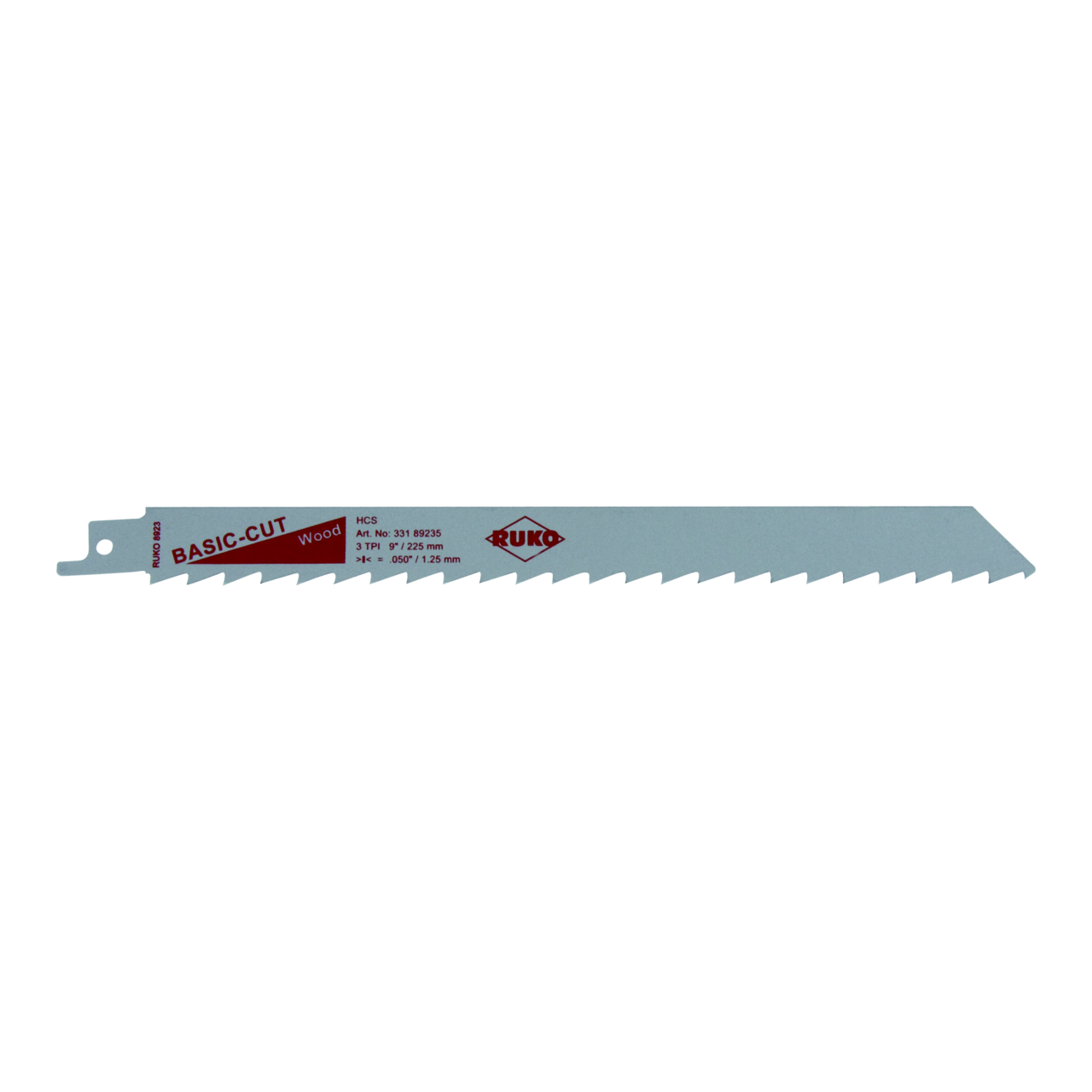 Lames de scies sabres 8923 acier au carbone Ruko