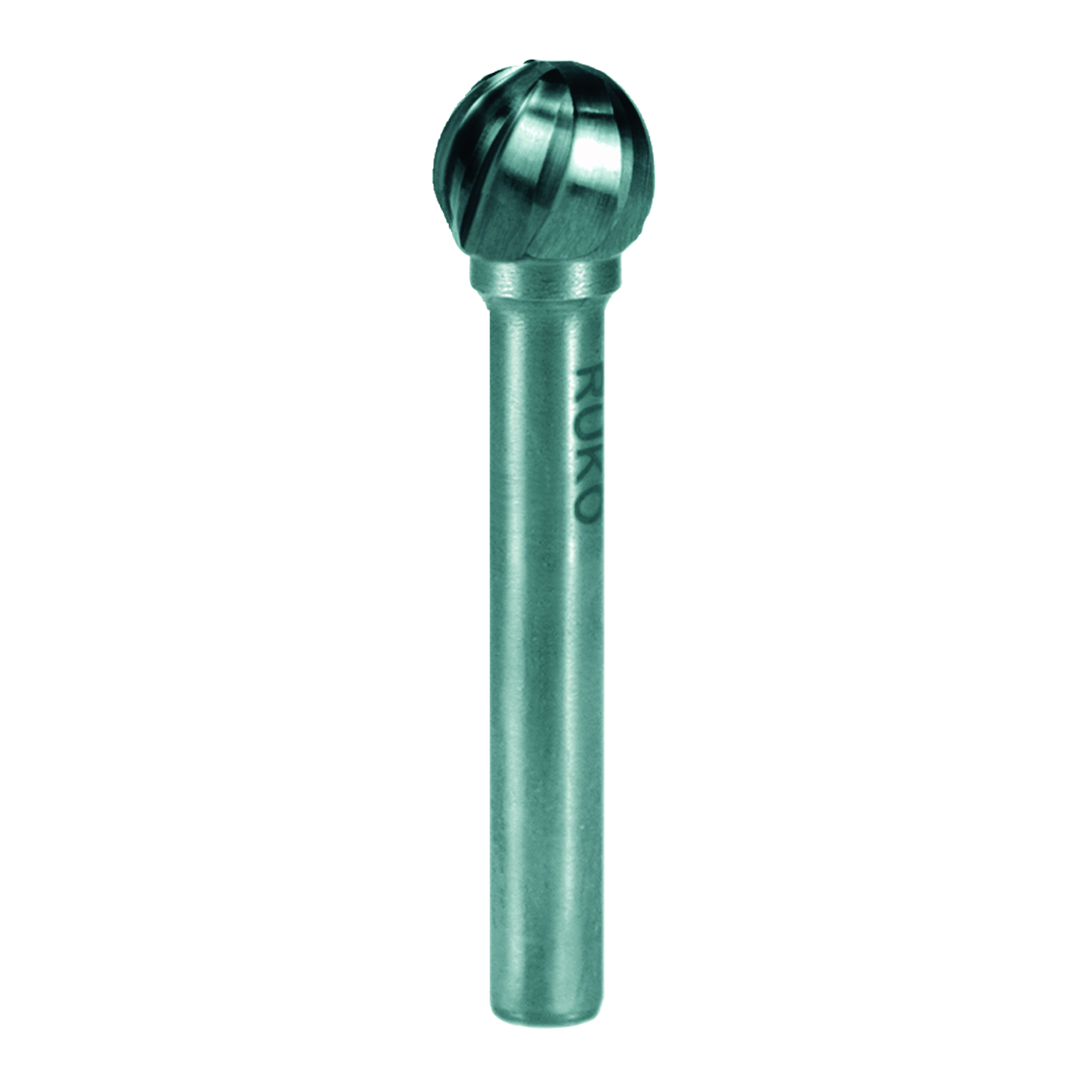 Fraise carbure, forme D, boule (KUD) Ruko Ø 12,0 mm - aluminium