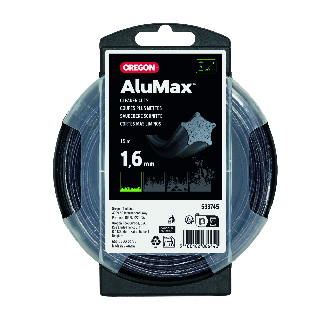 Faden Oregon AluMax Starline 1.6 mm x 15 m