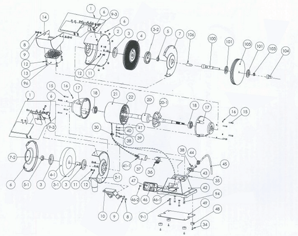 Doppelschleifmaschine Proton DSB-200T