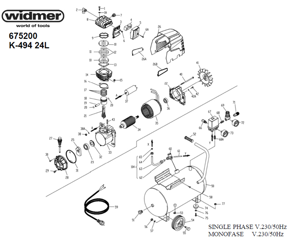 Kompressor Rockair K-494
