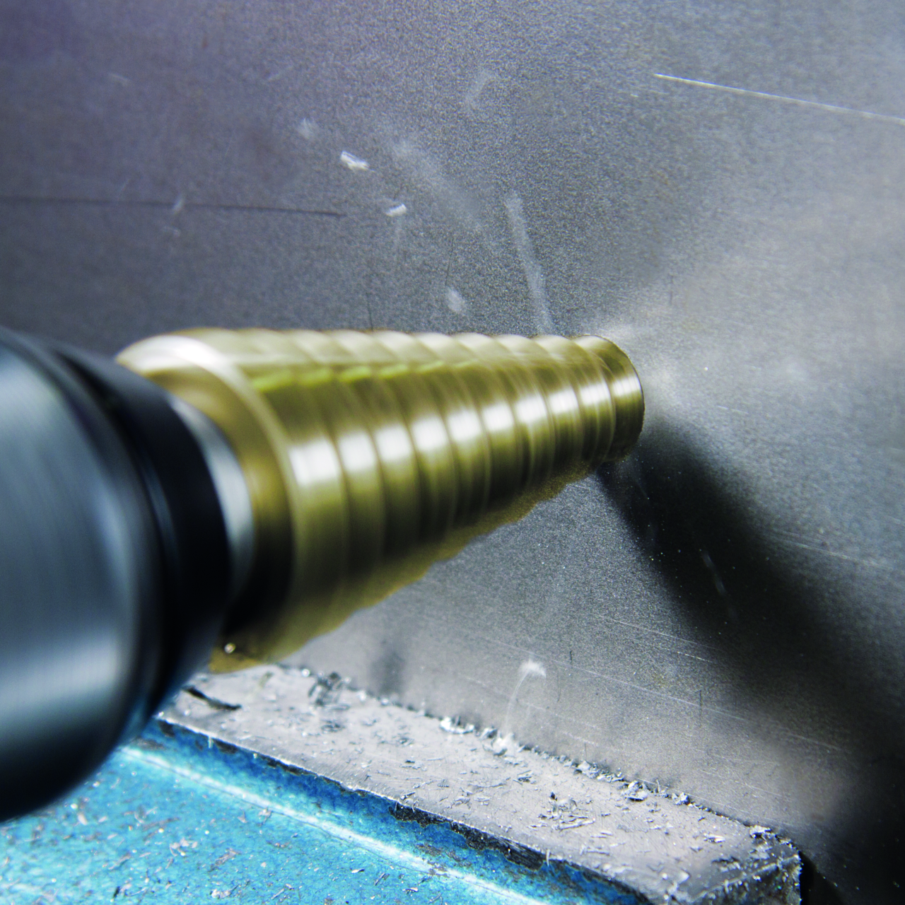 Stufenbohrer-Bit Ruko HSS TiN Form C Kreuzanschliff Ø 4,0 - 20,0 mm