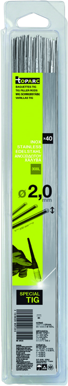 Schweissstäbe GYS, 40 Stk., TIG 2.0 mm, Inox  308L