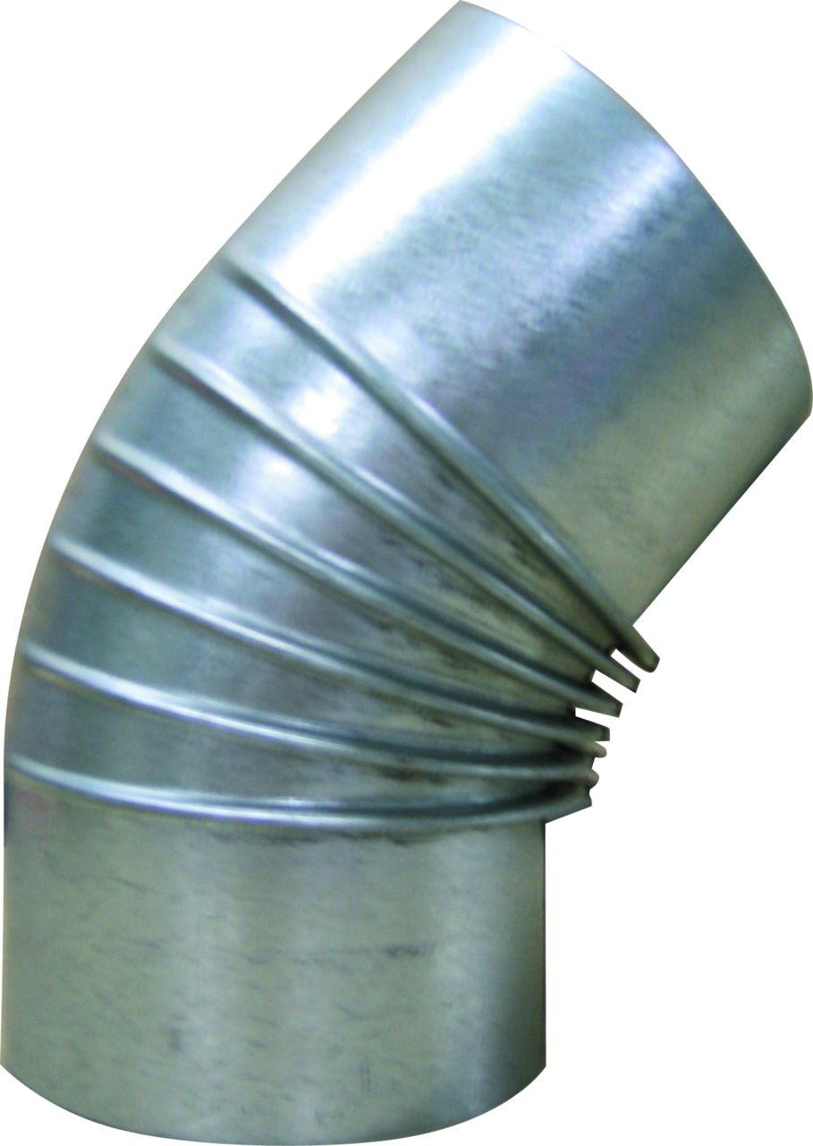 Kaminrohrbogen 45°