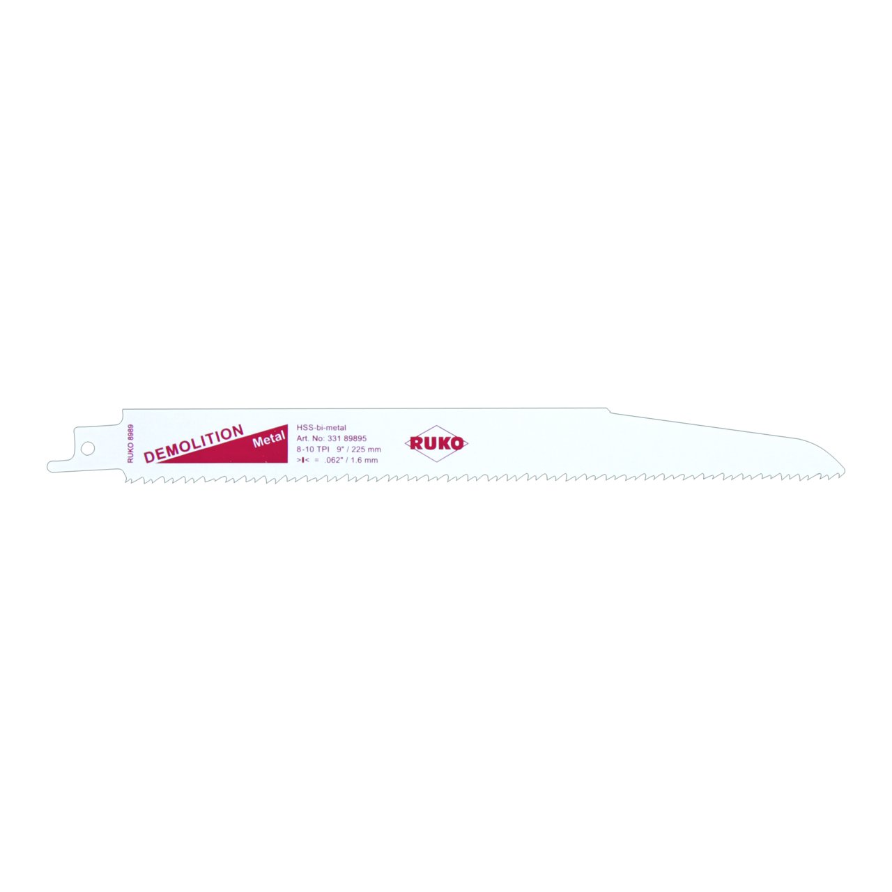 Säbelsägeblätter Ruko 8989 HSS-Bimetall