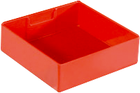 Kunststoffbox Widmer, 75x75x45 mm, rot