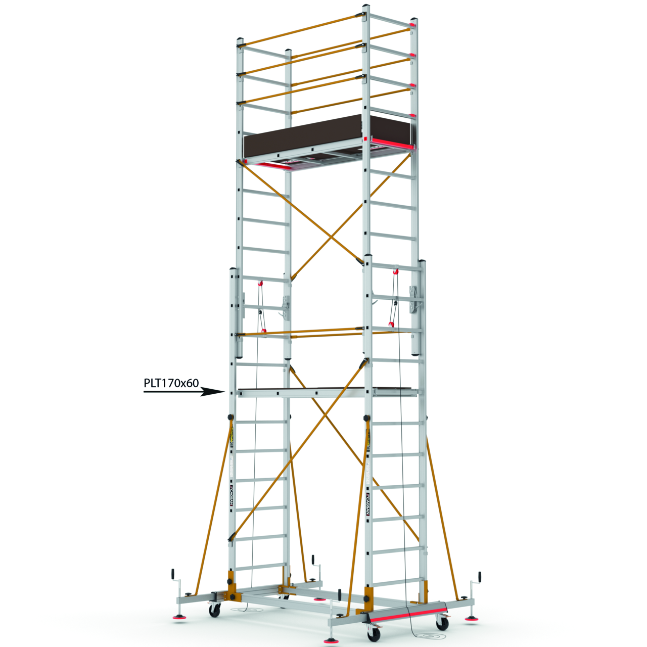 Rollgerüst teleskopierbar Widmer RGT-441
