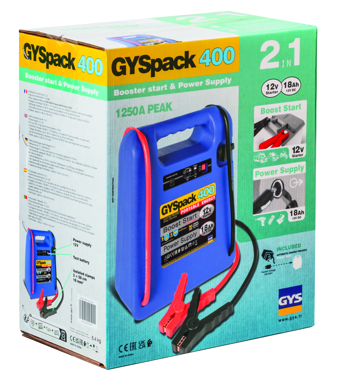 Startgerät-Booster GYS Gyspack 400