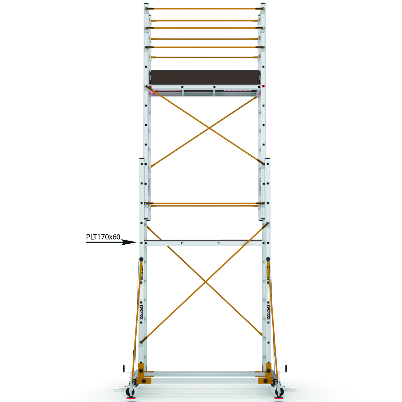 Rollgerüst teleskopierbar Widmer RGT-441