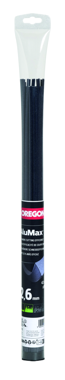 Faden Oregon AluMax quadratisch 2.55 mm x 42 cm, 100 Stück