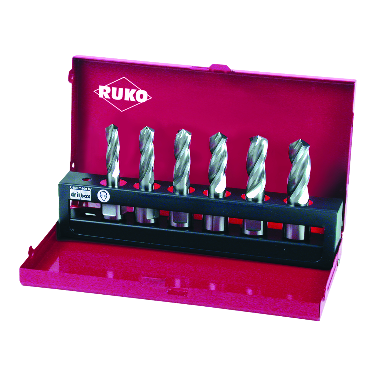 "Vollbohrer-Satz Ruko ""Solid 3S"", HSS - 6-tlg. (Stahlblechkassette)"