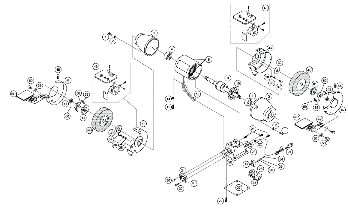 Doppelschleifmaschine Proton DS-300T