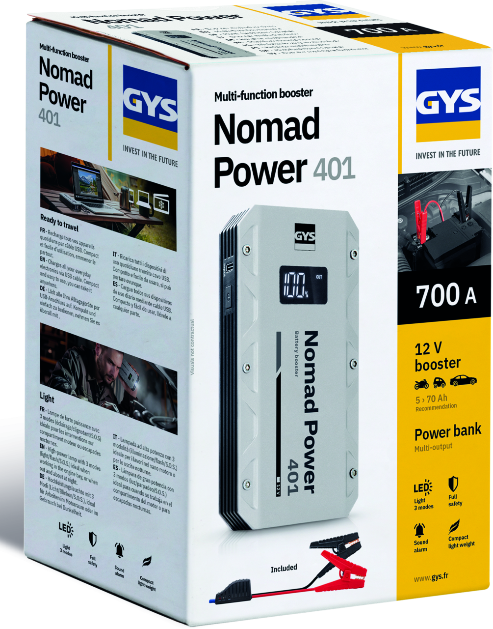 Startgerät-Booster GYS Nomad Power 401