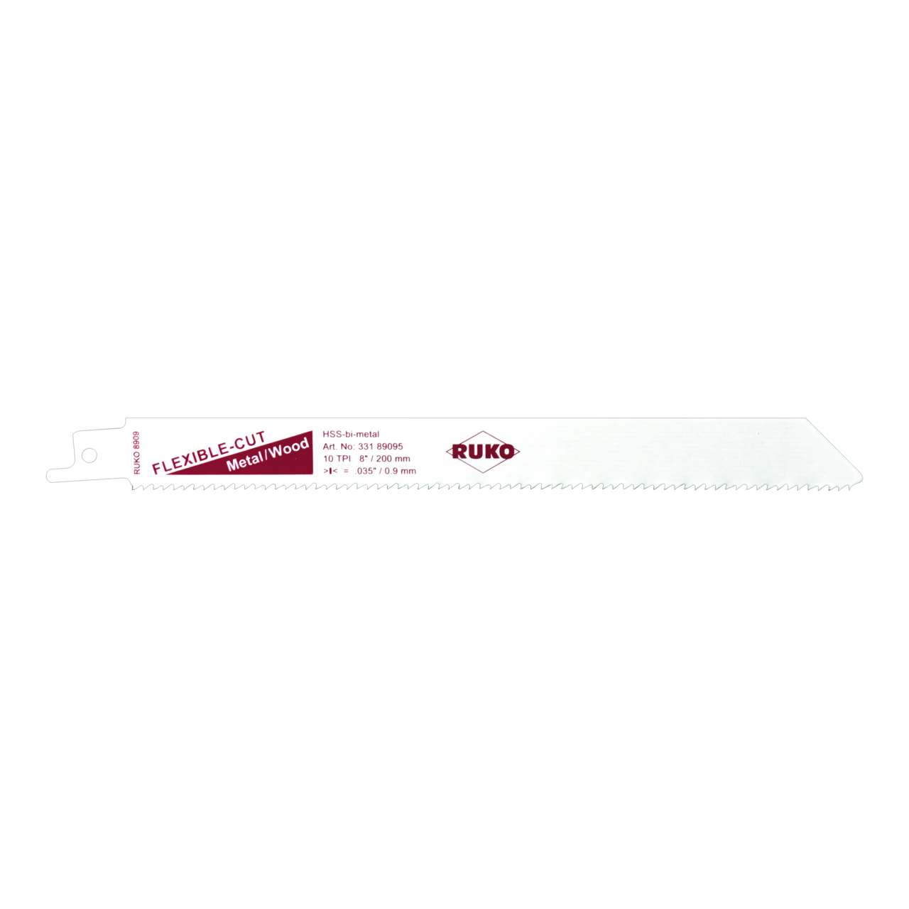 Lames de scies sabres 8909 Ruko HSS-bimétal