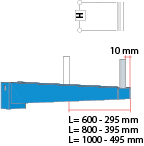 Kragarm CL 1000 mm