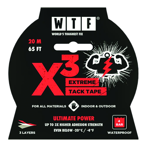 Kraftband WTF X³ Extreme Tack Tape 20 m x 48 mm