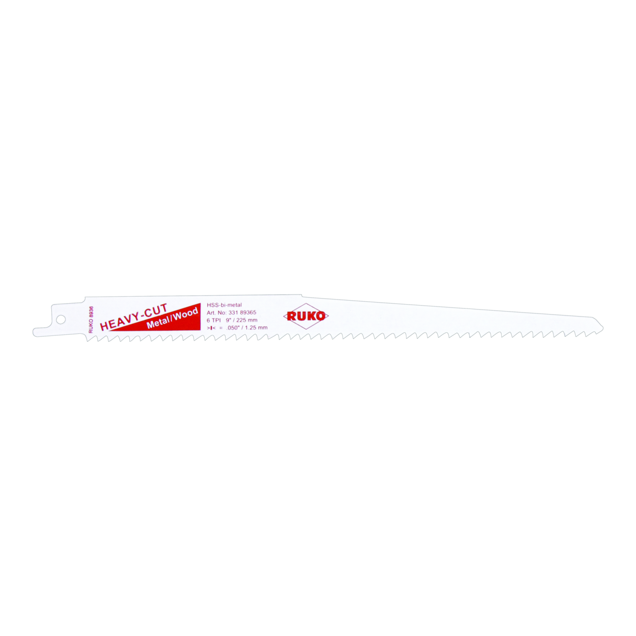 Säbelsägeblätter Ruko 8936 HSS-Bimetall