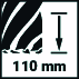 "Kernbohrer, Ruko HSS, TiAlN, Weldonschaft (¾""), Schnitttiefe 110,0 mm, Ø 20,0