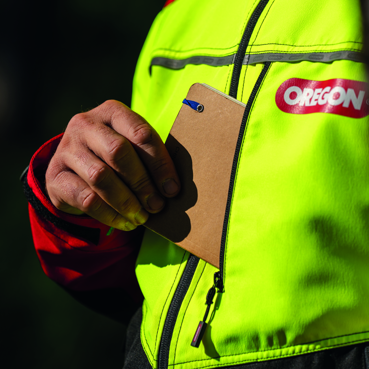 Forstjacke Oregon Protect Pro rot/gelb Gr. L