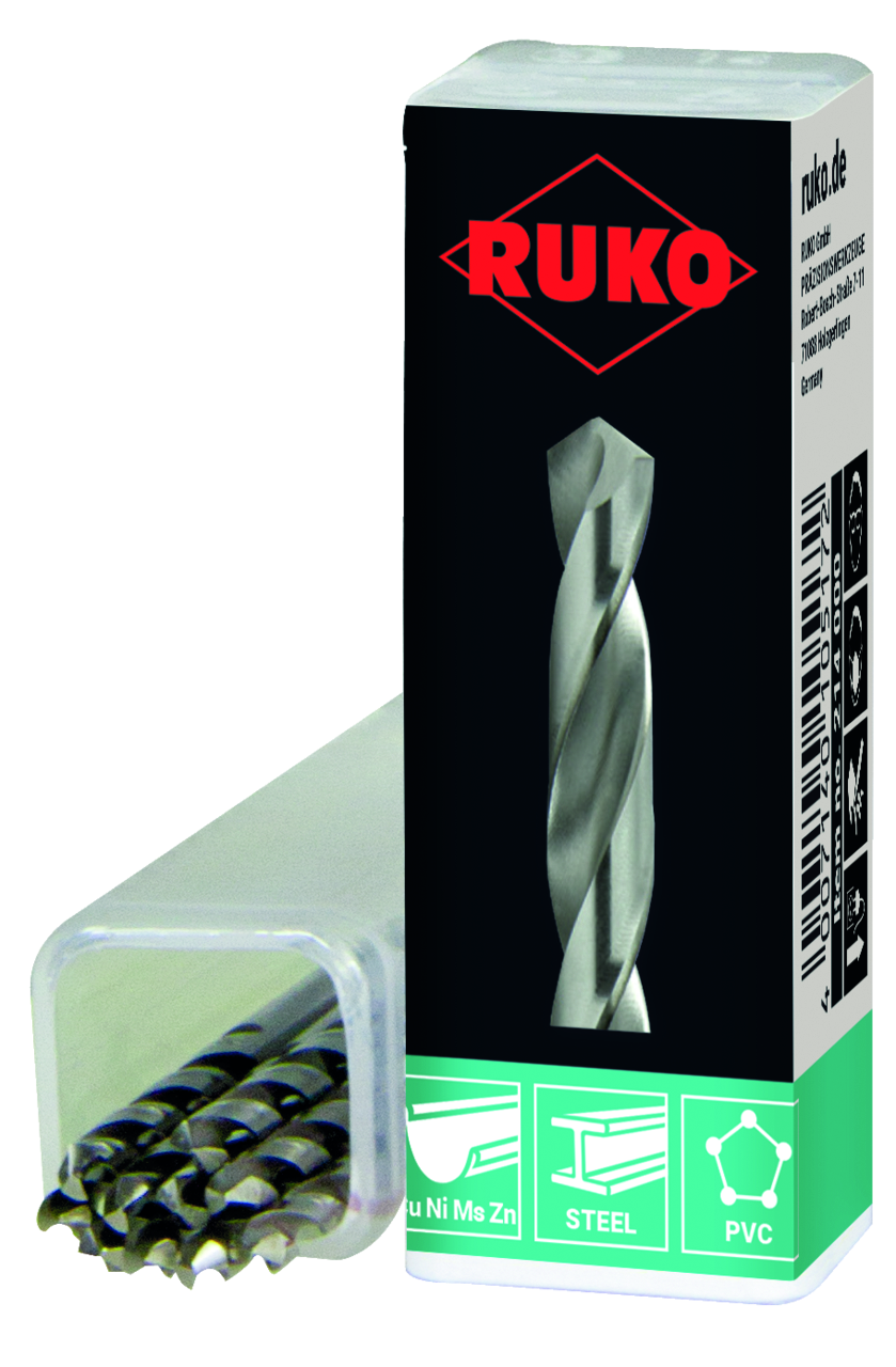 Spiralbohrer Ruko HSS DIN 338 Typ N Ø 20,0 mm