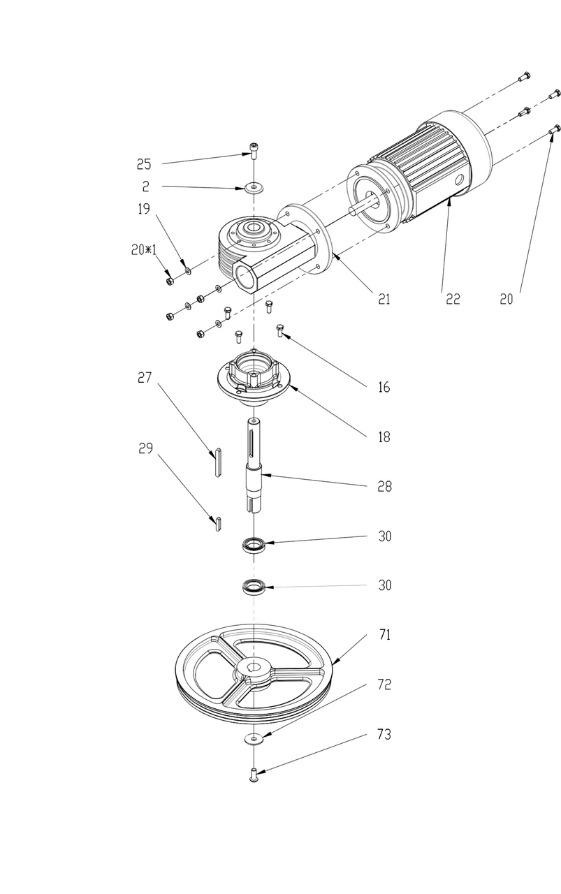 Scie à ruban à métaux Proton BSS-260VT