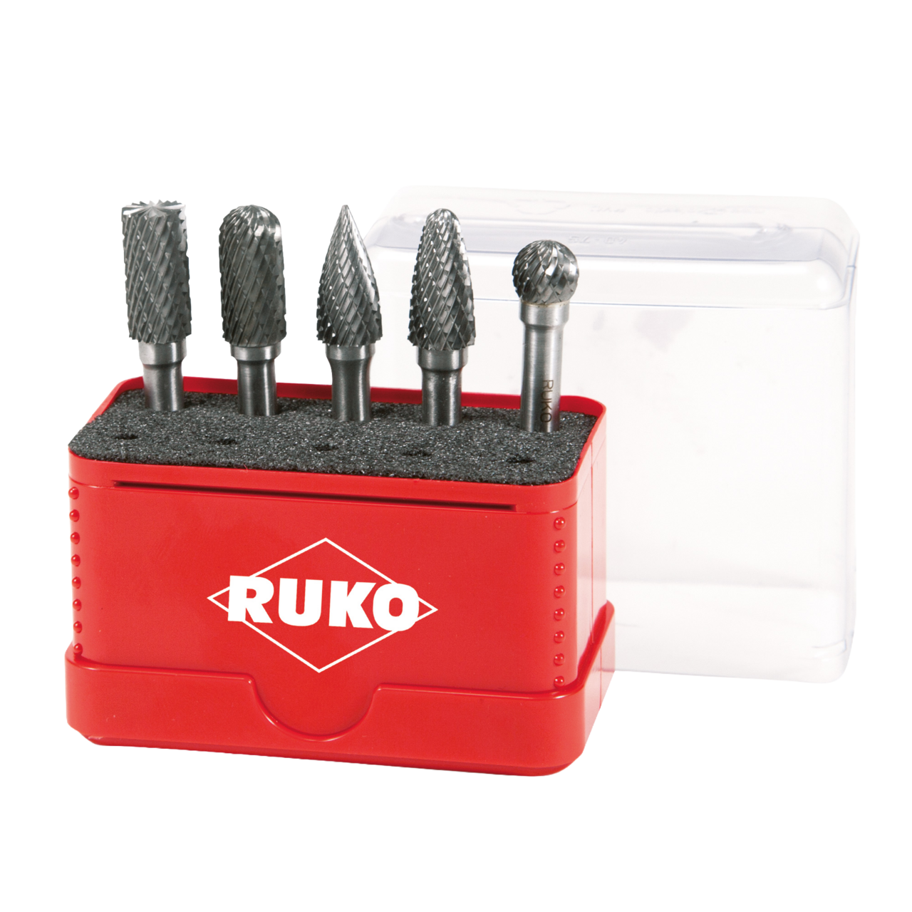 Hartmetall-Frässtifte-Satz Ruko HM - 5-tlg. (Mini-Box)