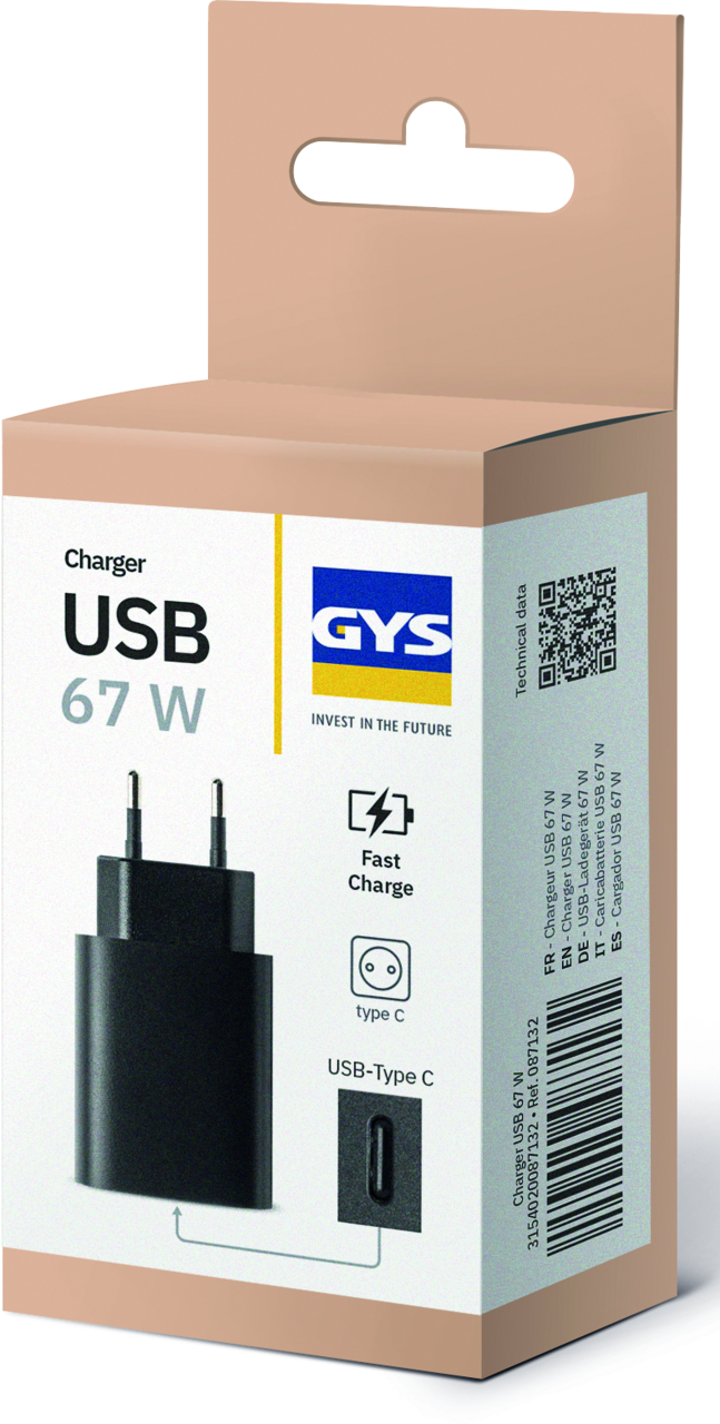 USB-C Ladegerät GYS 67W