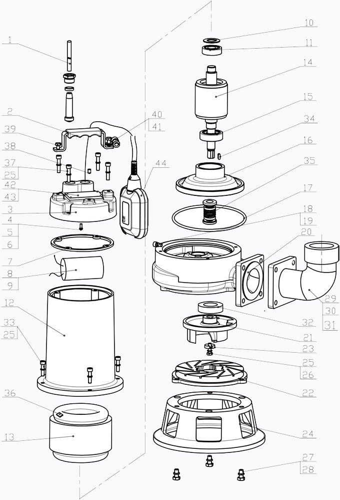 Fäkalienpumpe Hydrostar Tritex 150 MAV