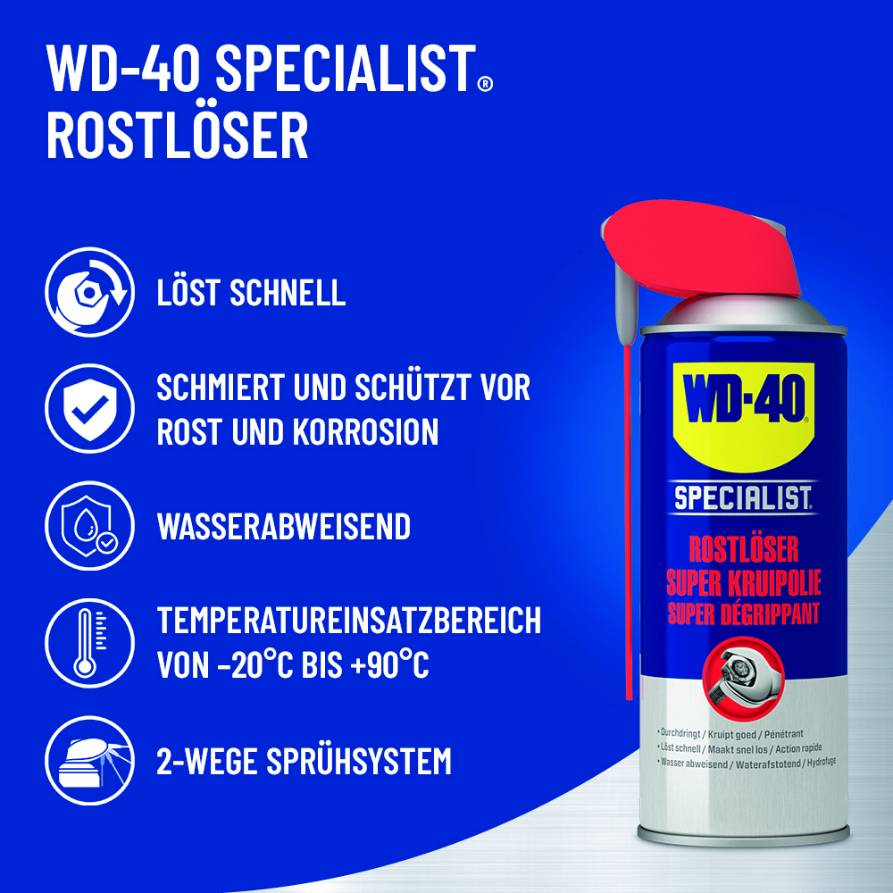 WD-40 Specialist 400ml Rostlöser