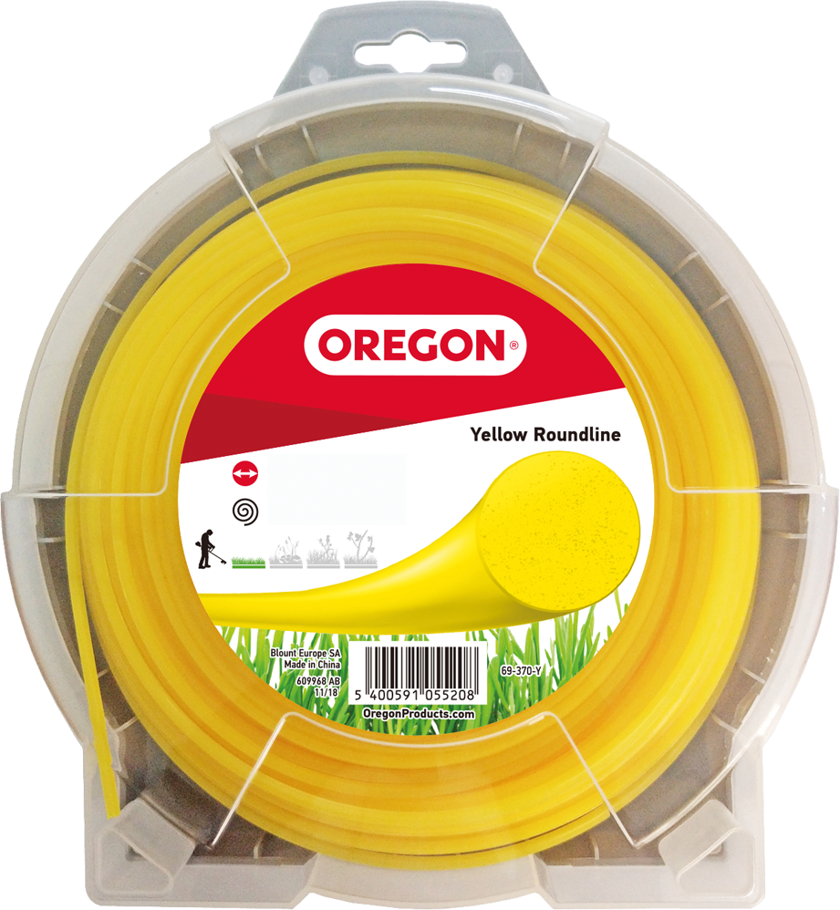 Faden Oregon gelb rund 4.0 mm x 32 m