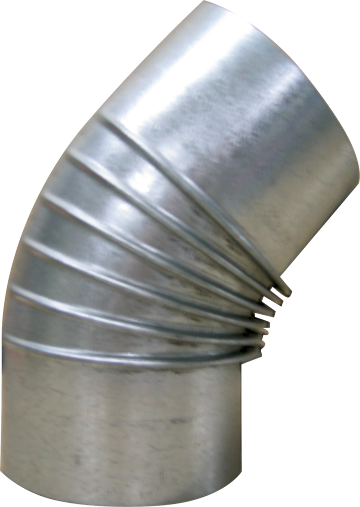 Kaminrohrbogen Arcotherm, Inox, D= 200 mm, 45°