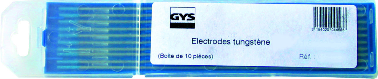 Wolfram Elektroden GYS 10 Stk., WR2 Ø 2,4mm