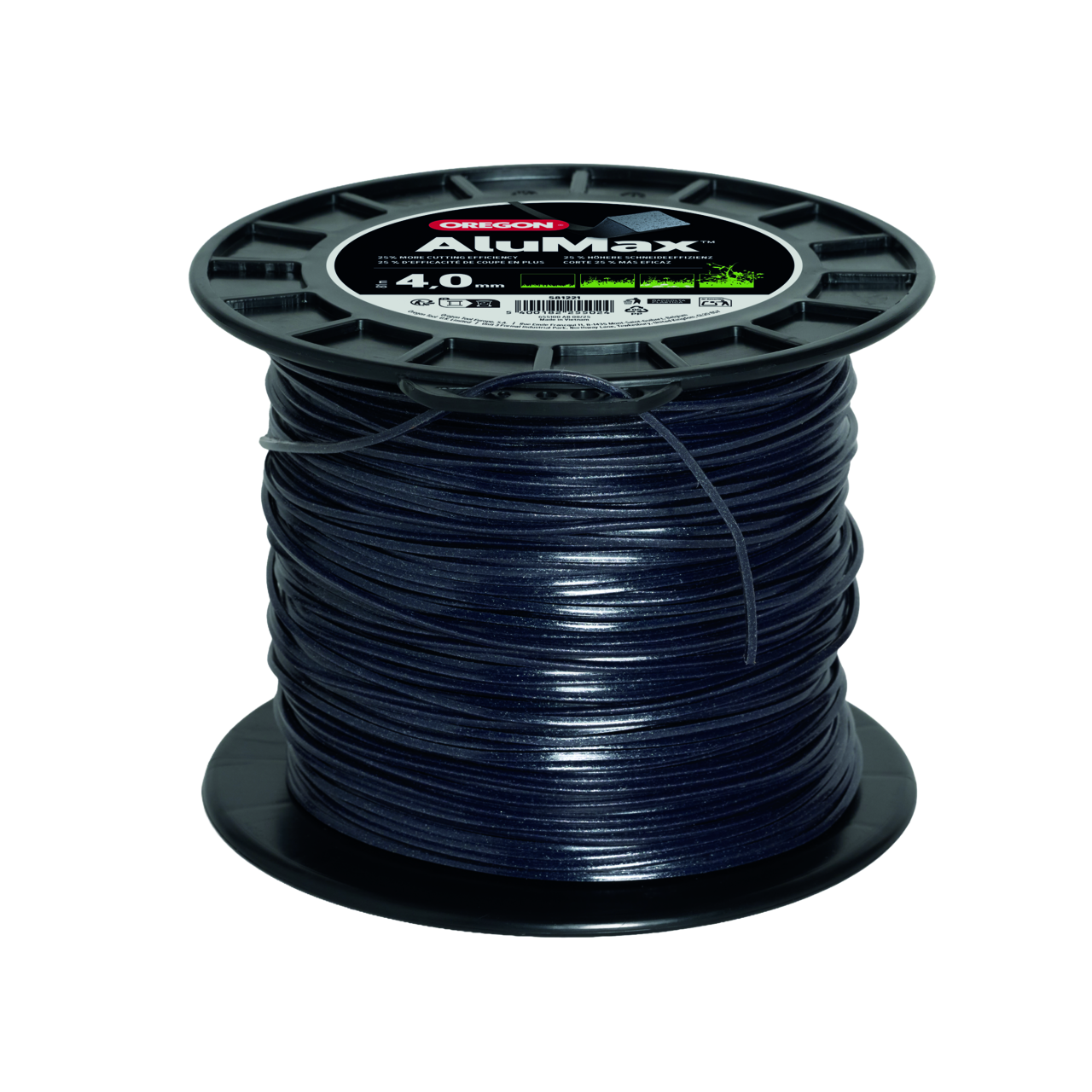 Faden Oregon AluMax quadratisch 4.0 mm x 81 m