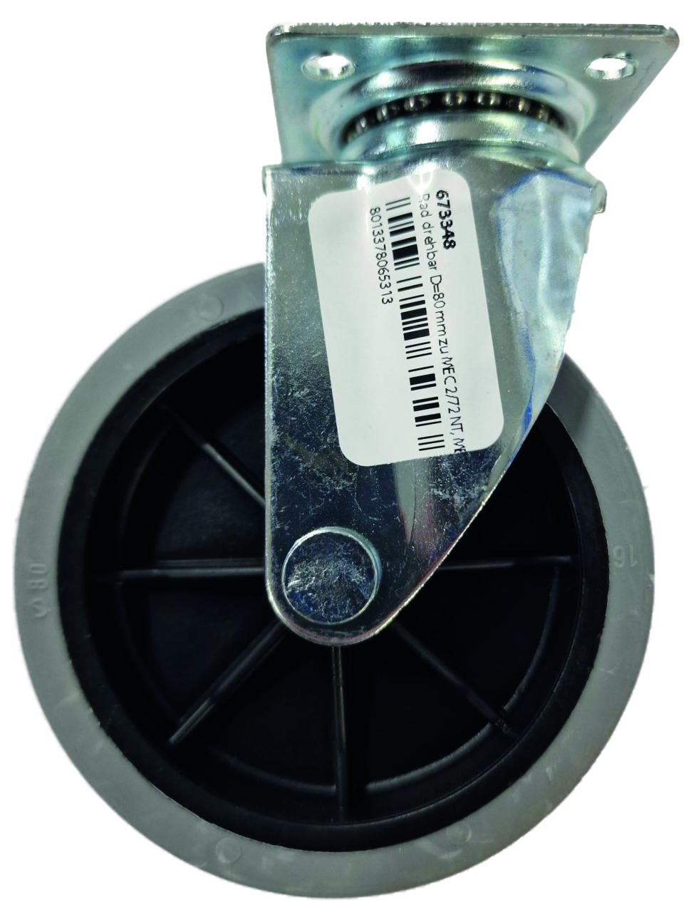 Lenkrolle D=80 mm zu MEC 2/72 NT, 2/90 SUB