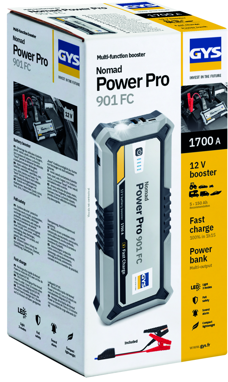 Startgerät Booster 12V GYS Nomad Power Pro 901 FC