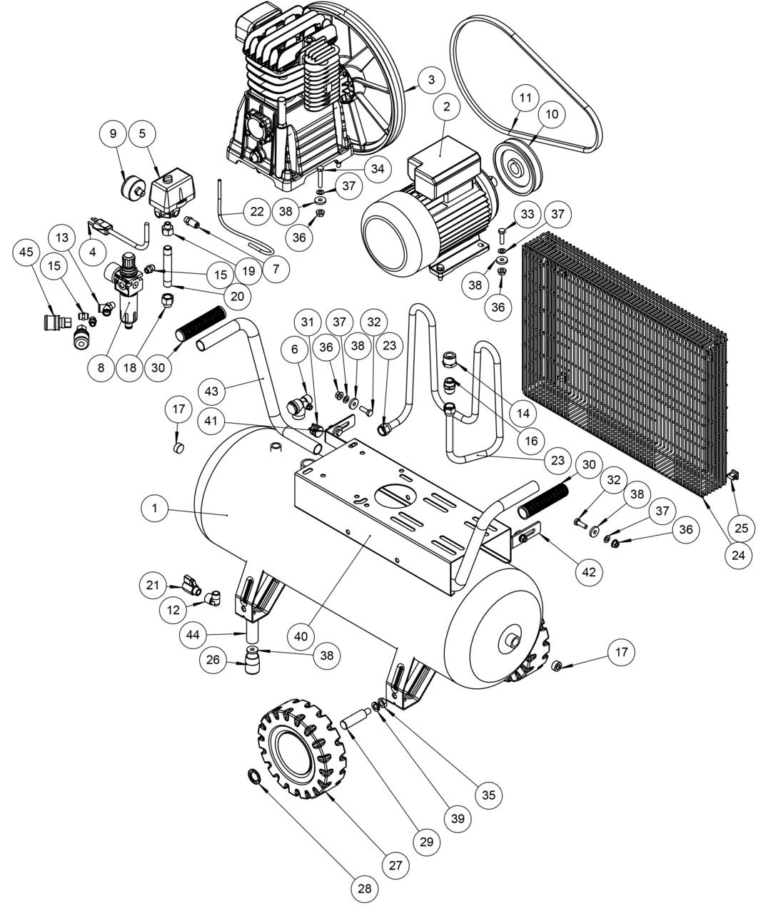 Kompressor Rockair K-50-420M