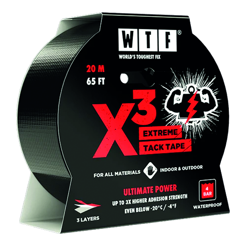 Kraftband WTF X³ Extreme Tack Tape 20 m x 48 mm