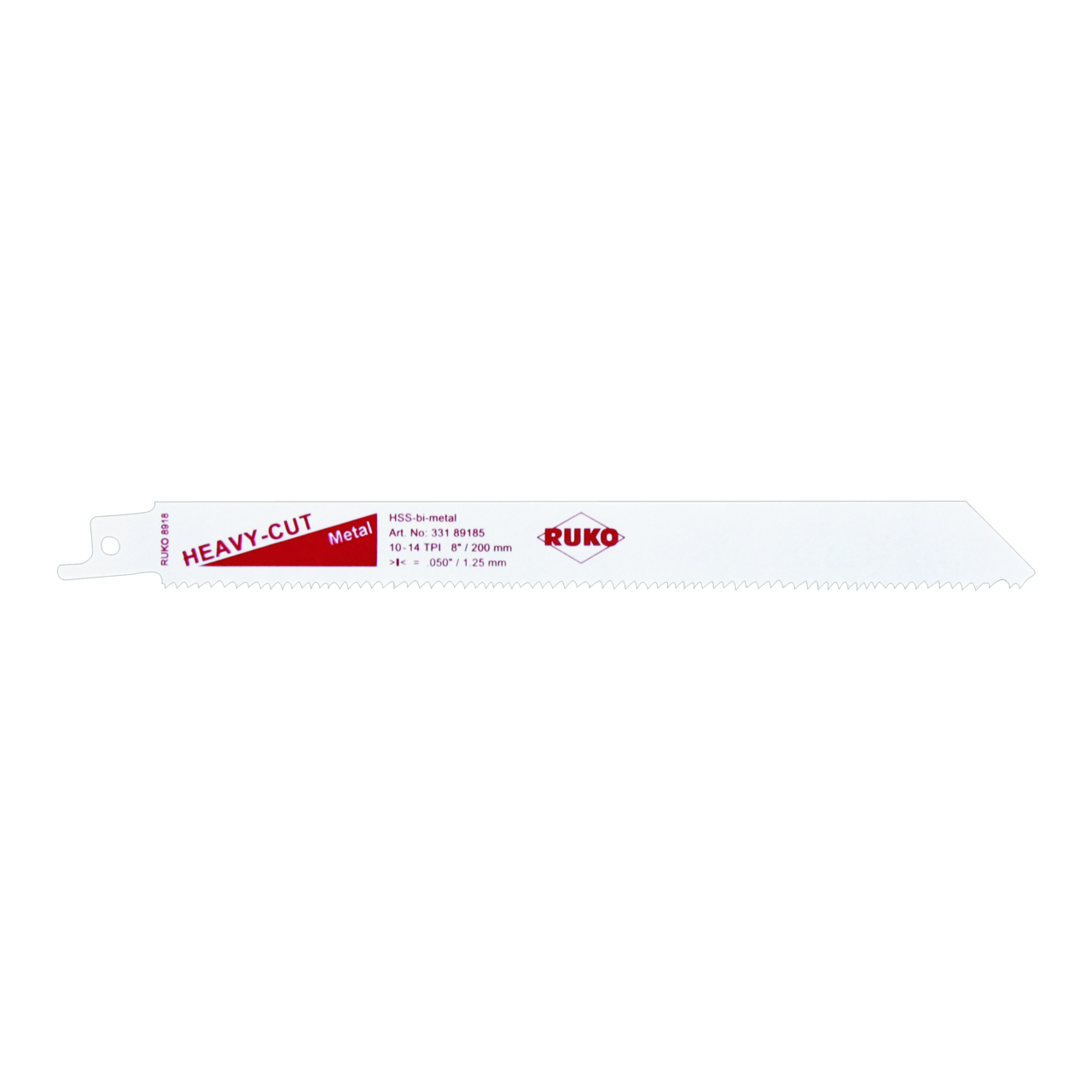 Säbelsägeblätter Ruko 8918 HSS-Bimetall