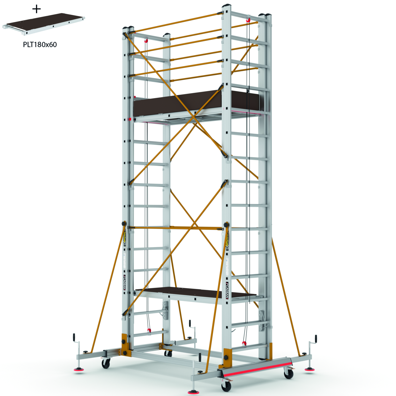 Rollgerüst teleskopierbar Widmer RGT-605