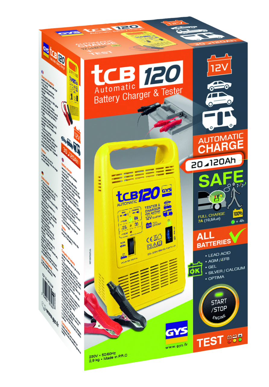 Batterie-Ladegerät GYS TCB 120 Automatic