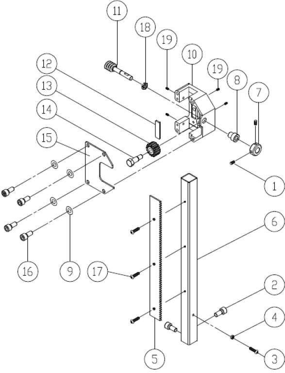 Scie à ruban à bois Proton HBS-480-2T