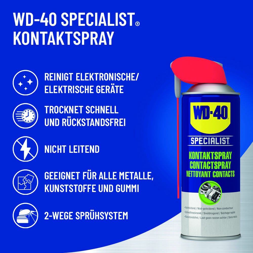 WD-40 Specialist 400ml Kontaktspray