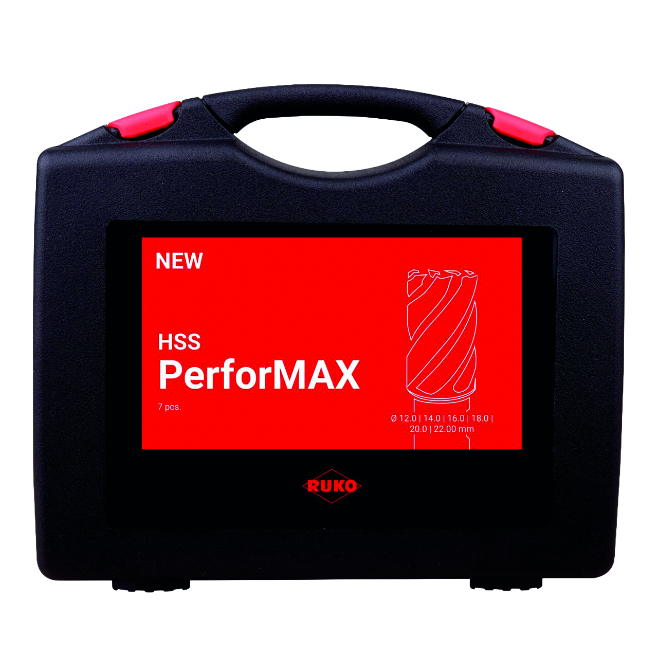 Kernbohrer-Satz Ruko HSS PerforMAX Weldonschaft (¾") Schnitttiefe 30,0 mm