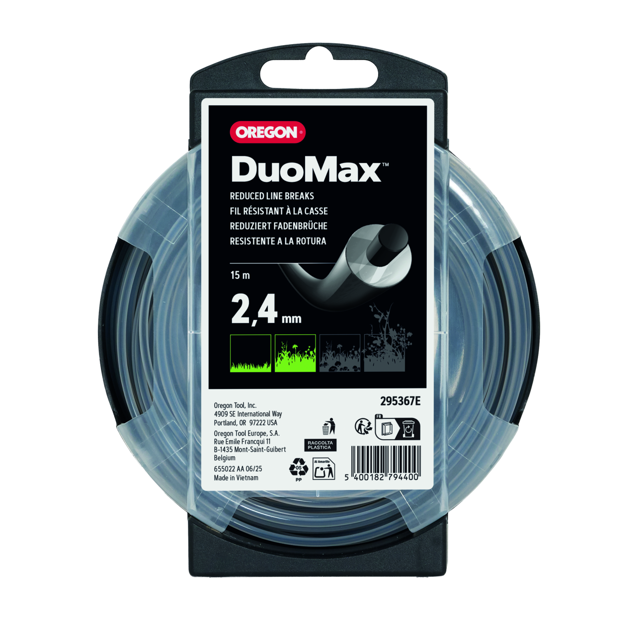 Faden Oregon DuoMax 2.4 mm x 15 m